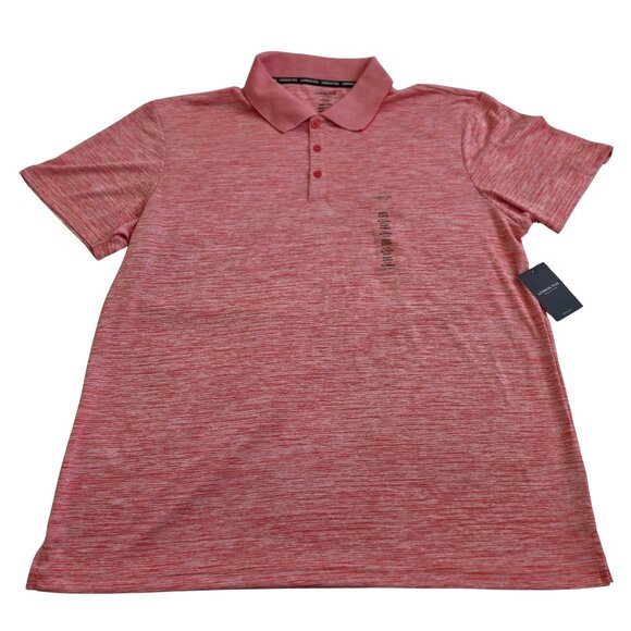 London Fog Other - F.O.G. By London Fog Men's XL | L Polo Short Sleeve Shirt Coral Outerspace